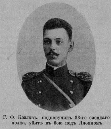 Козлов Георгий Ефимович — Офицеры русской императорской армии