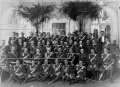 Группа офицеров полка в Павловском дворце с командиром генерал-майором графом М.И.Граббе в офицерском собрании полка. 1.jpg